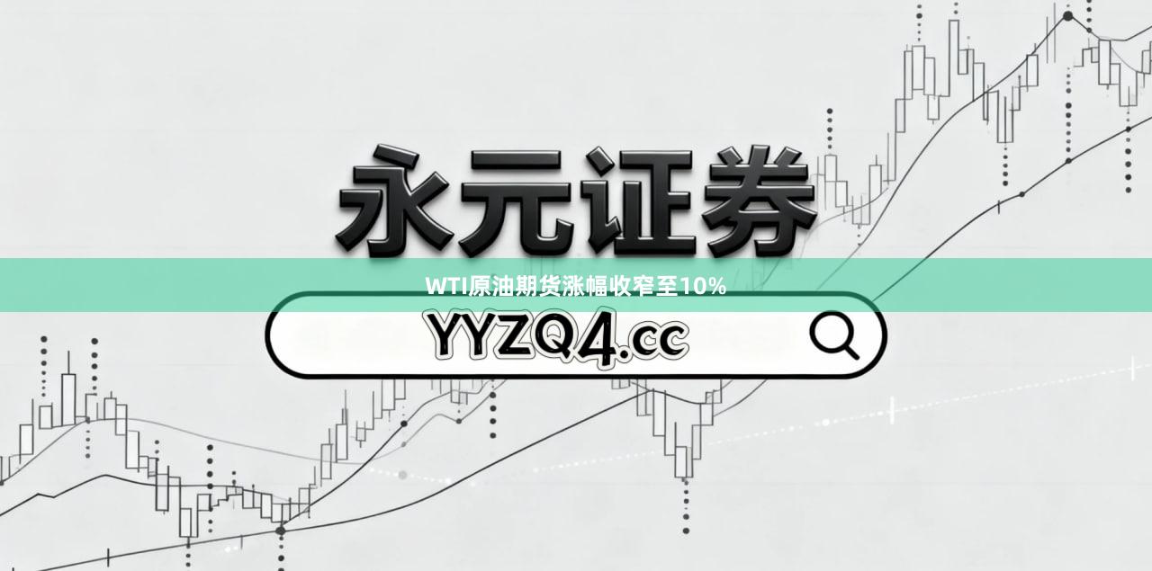 WTI原油期货涨幅收窄至10%